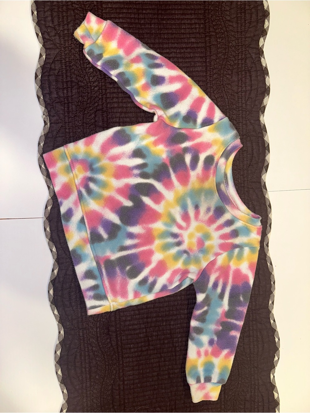 Tie-Dye Spiral Crewneck Sweatshirt - Multicolor